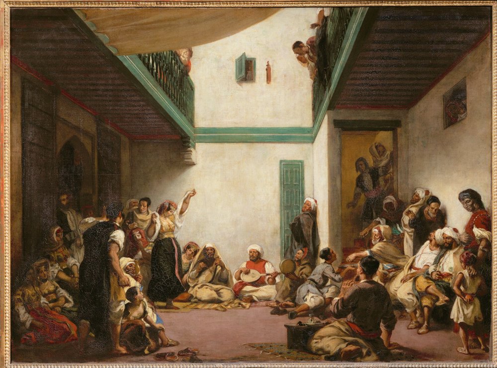 Matrimonio ebraico in Marocco ... da Ferdinand Victor Eugene Delacroix