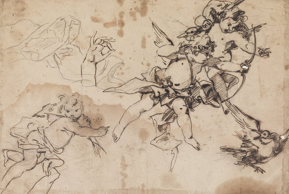 Tre putti da Filippo Falciatore