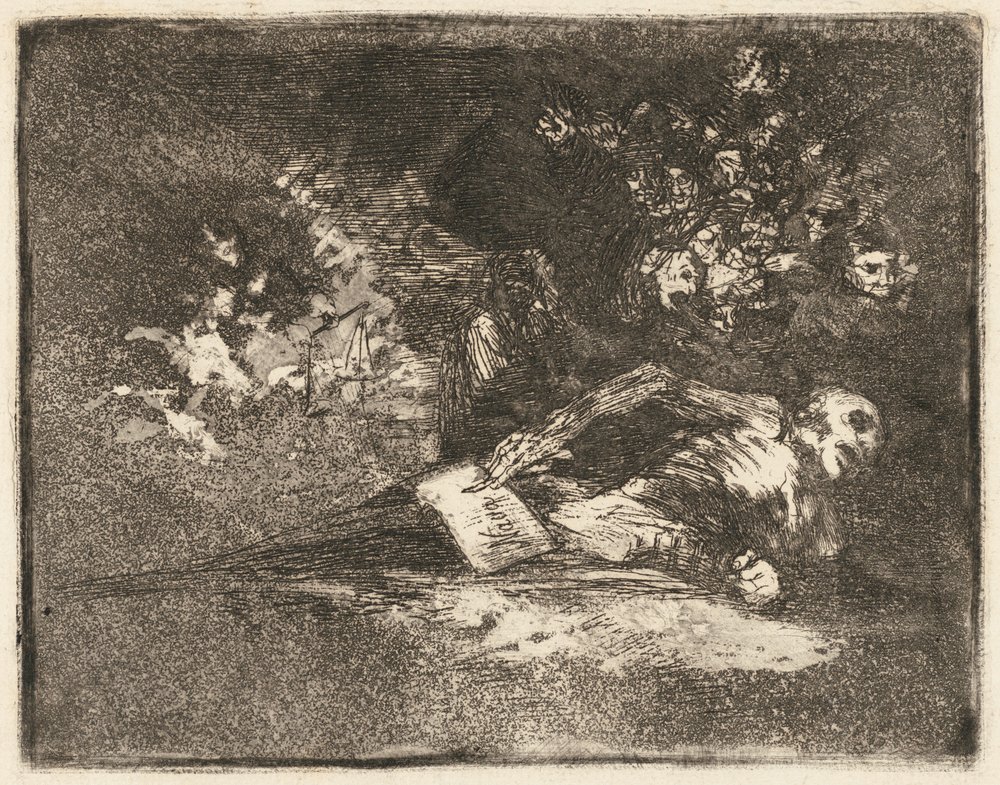 Nada (Niente) | Francisco de Goya | Stampa d'arte