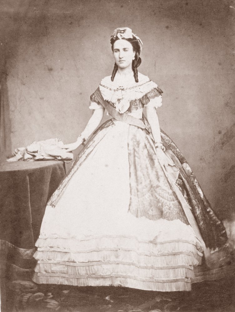 Carlotta di Sassonia-Coburgo-Gotha (1840-1927) Principessa del Belgio e Imperatrice del Messico da Francois Aubert