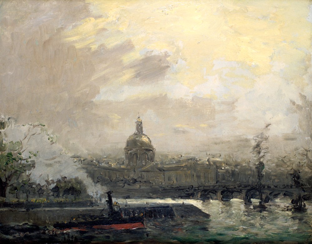 La Senna, Quai de Conti, XIX secolo da Frank Myers Boggs