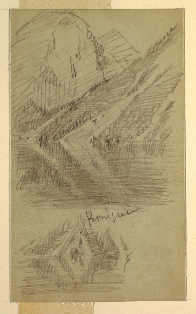 Disegno, Königssee, Berchtesgaden, Baviera, giugno o luglio 1868 da Frederic Edwin Church