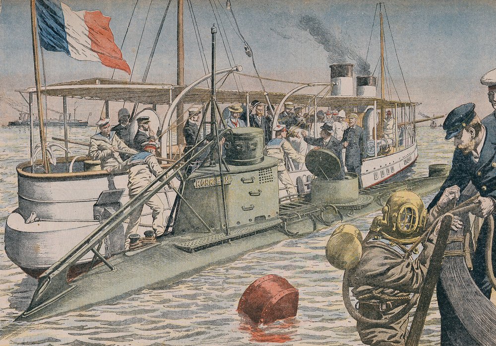 La catastrofe di Biserta, illustrazione da 'Le Petit Journal', 4 aprile ...
