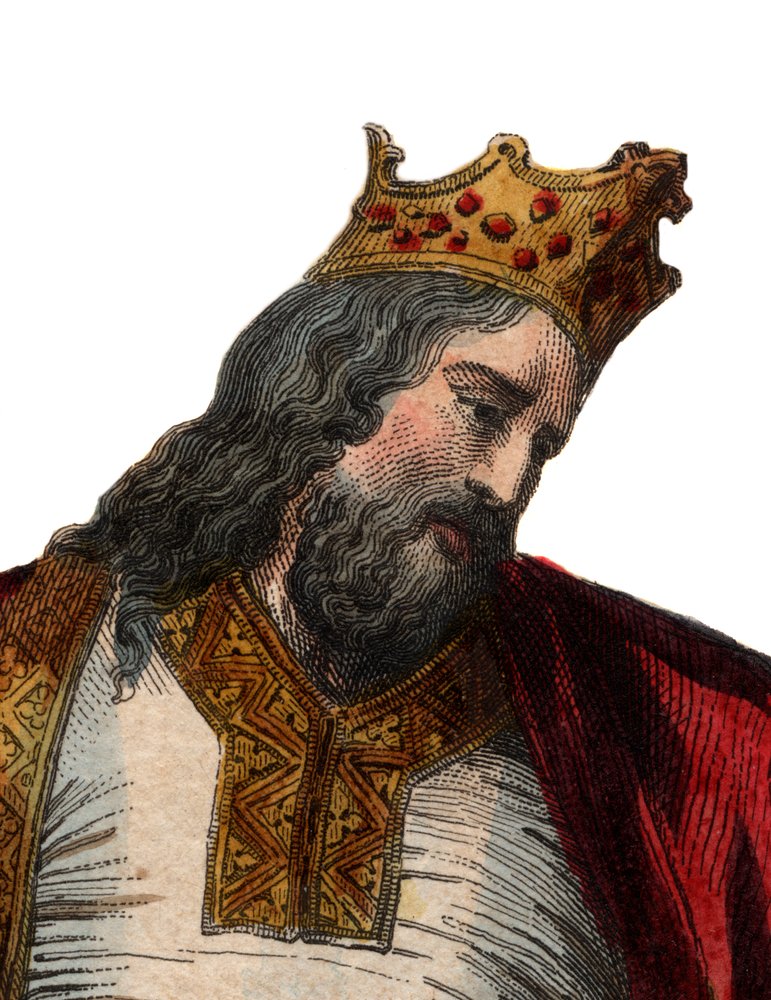 Ritratto di Clodoveo I, Re dei Franchi da French School