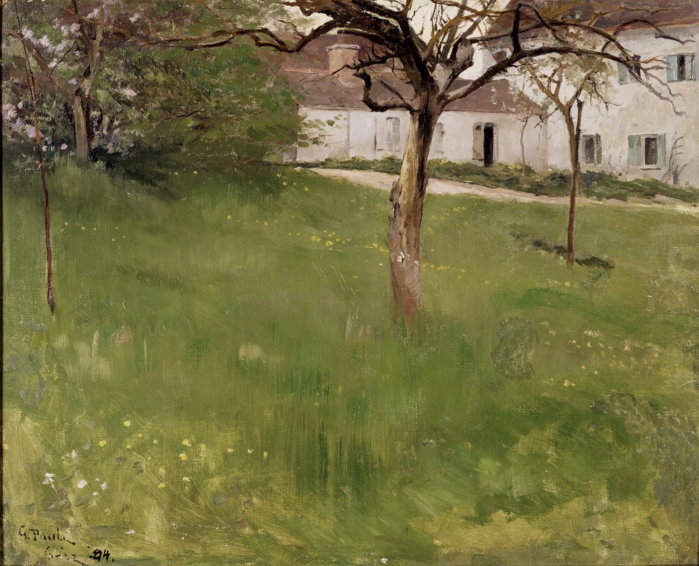 Un Giardino a Grez da Georg Vilhelm Pauli