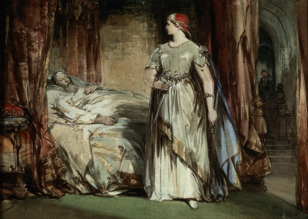 Lady Macbeth, 1850 | George Cattermole | Stampa d'arte