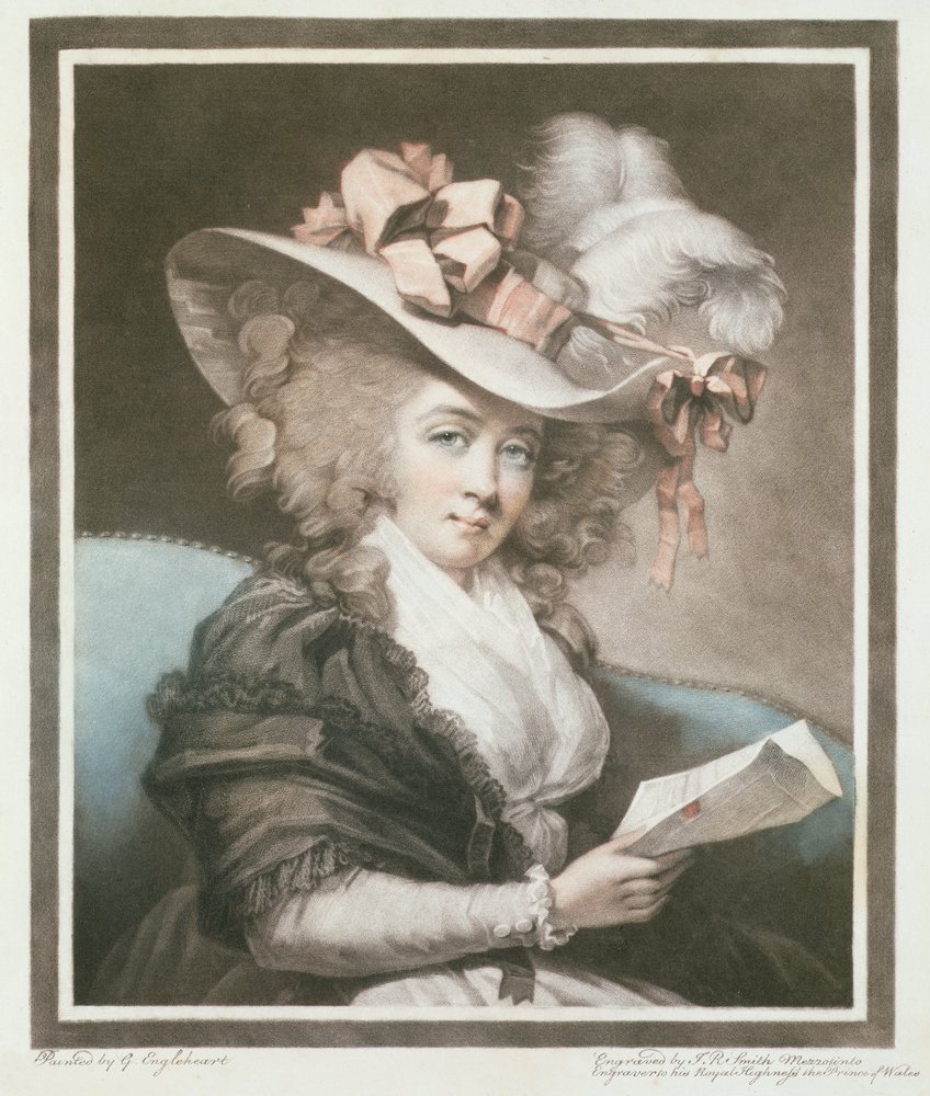 Mrs Mills, inciso e pub. da John Raphael Smith, 1786 da George Engleheart