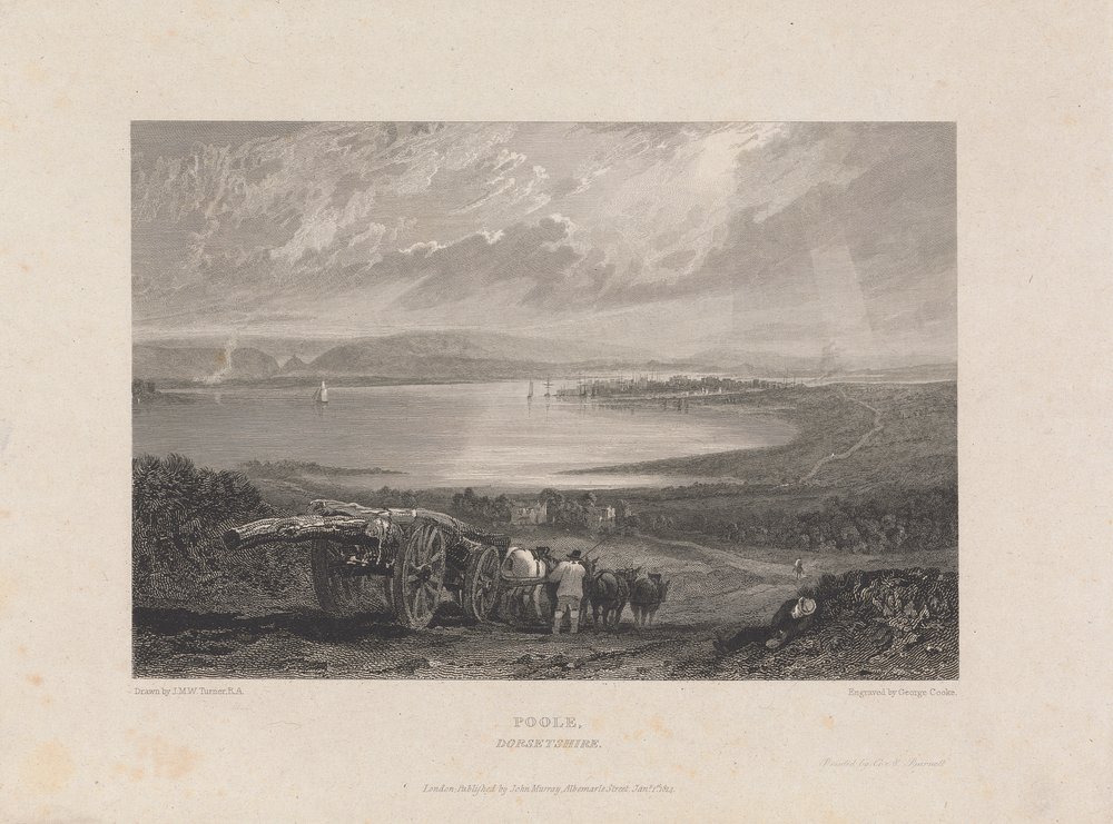 Poole, Dorsetshire | George Cooke | Stampa d'arte