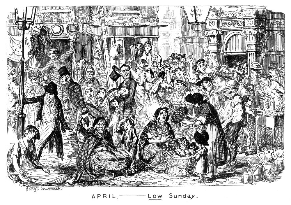 Aprile - Domenica Bassa da George Cruikshank