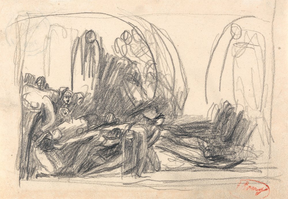 Howard in visita in un carcere da George Romney