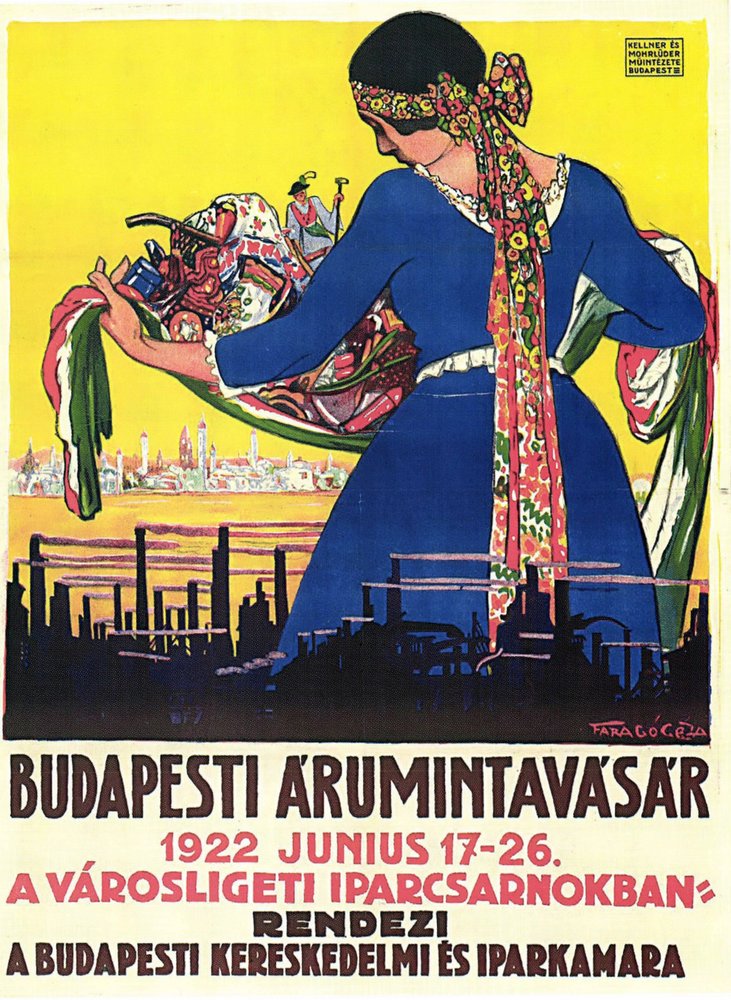 Manifesto della Fiera Campionaria di Budapest da Geza Farago