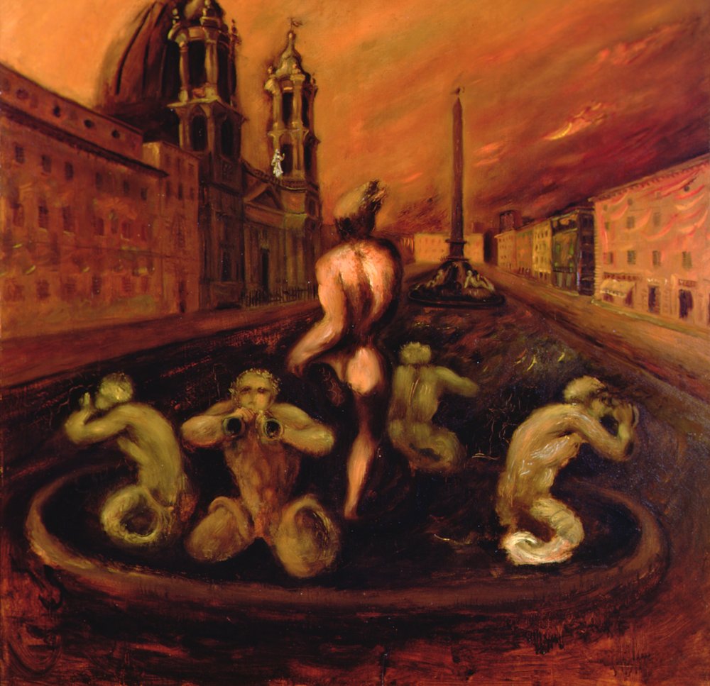Piazza Navona | Gino 1904 33 Bonichi | Stampa d'arte