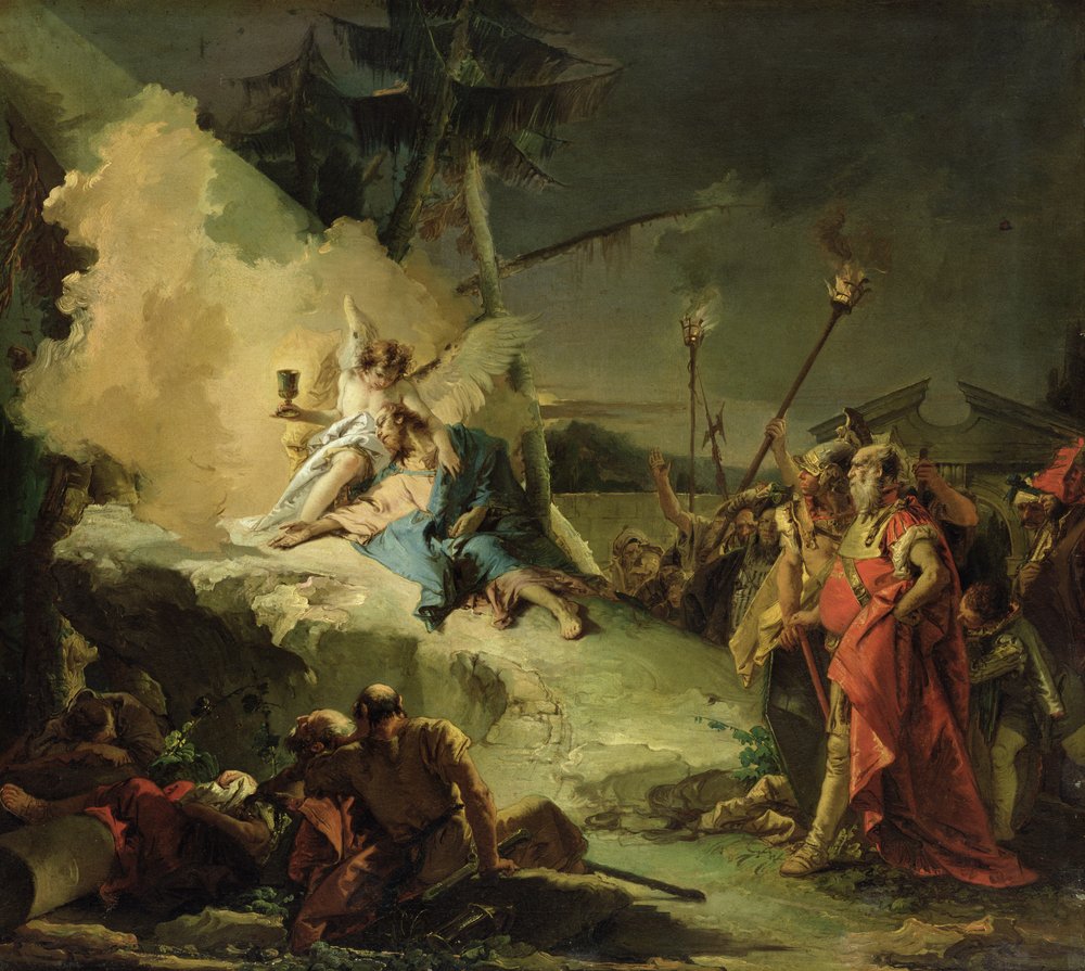Cristo nel Giardino del Getsemani da Giovanni-Battista Tiepolo