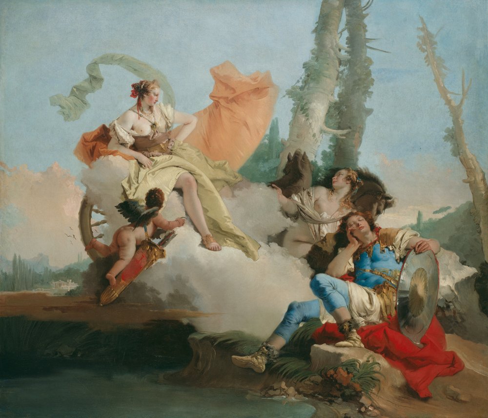Rinaldo incantato da Armida da Giovanni-Battista Tiepolo