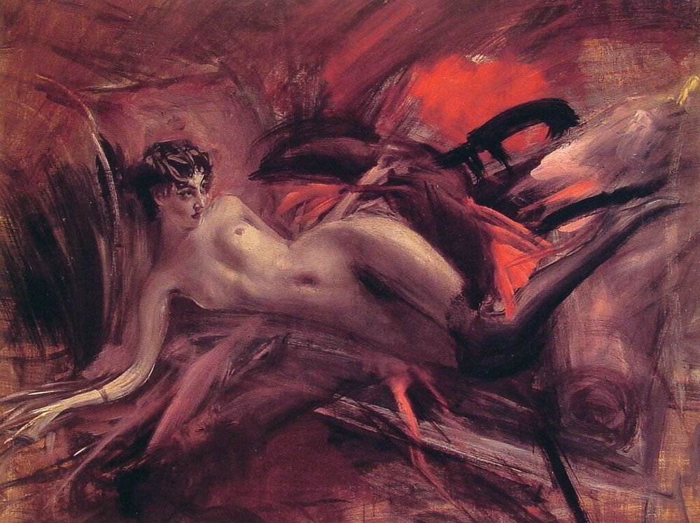 Nudo disteso da Giovanni Boldini