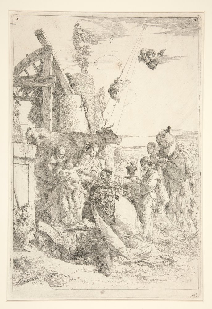 Adorazione dei Magi da Giovanni-Battista Tiepolo
