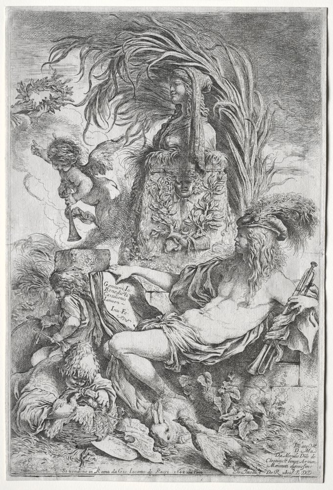 Il genio di Castiglione, 1648 da Giovanni Benedetto Castiglione