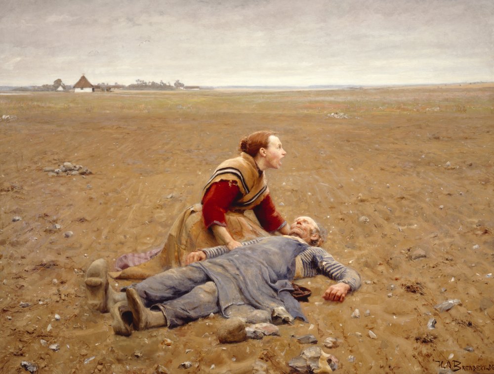 Sfinito o Il martire, 1889 da Hans Andersen Brendekilde