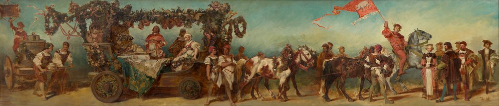 Progetto per il corteo festivo del 1879 - I macellai da Hans Makart