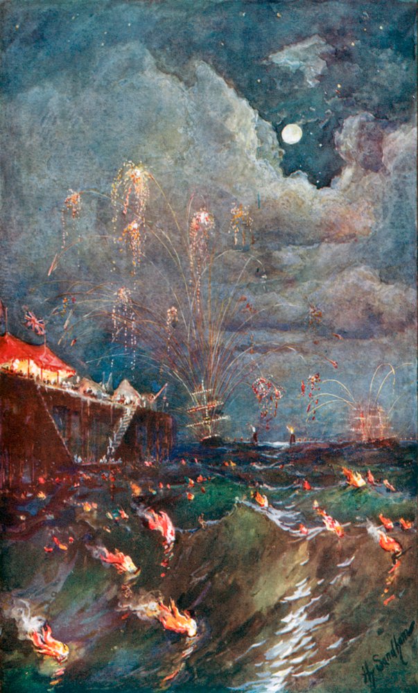 L'illuminazione delle onde a Madras | Henry Sandham