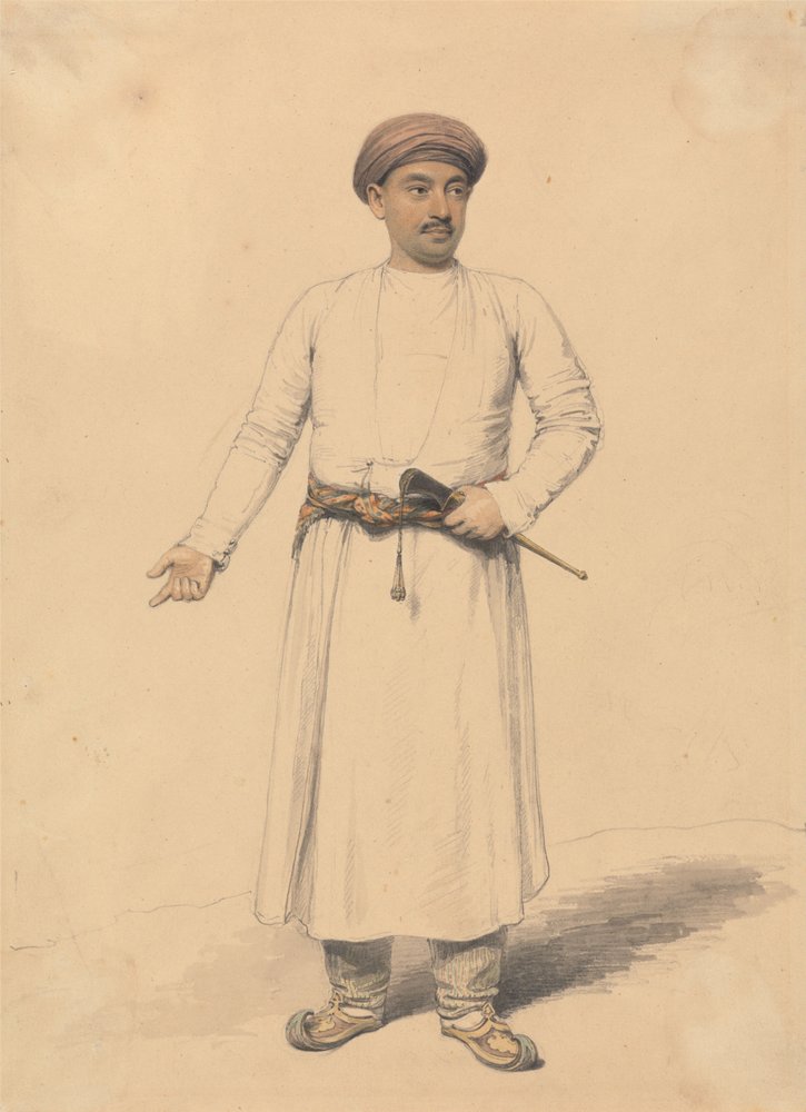 Ritratto di un Principe Indiano da Henry Edridge