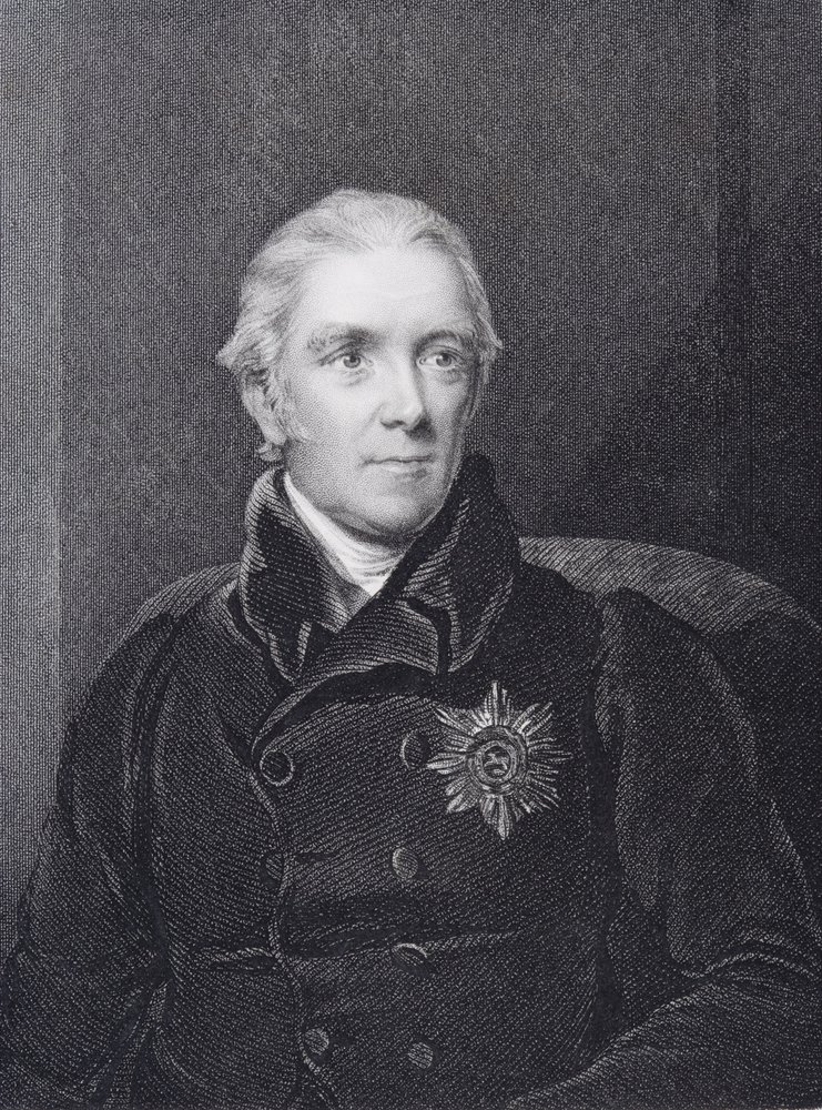 Sir Henry Halford, inciso da John Cochran da Henry Room