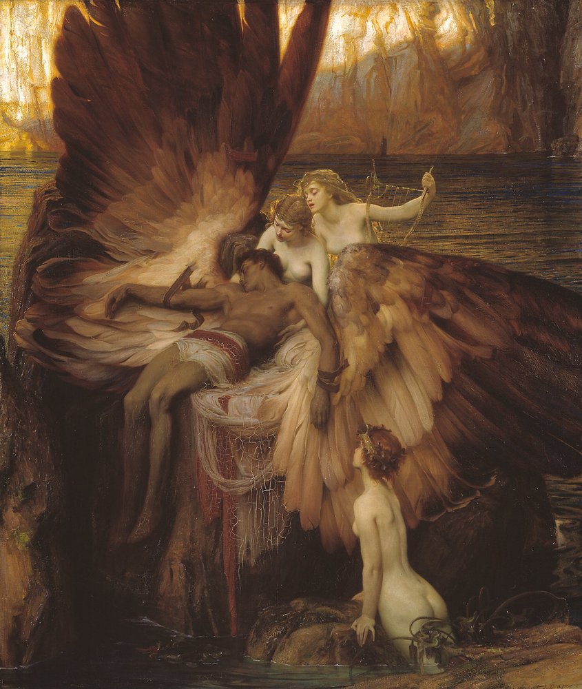 Il lamento per Icaro da Herbert James Draper
