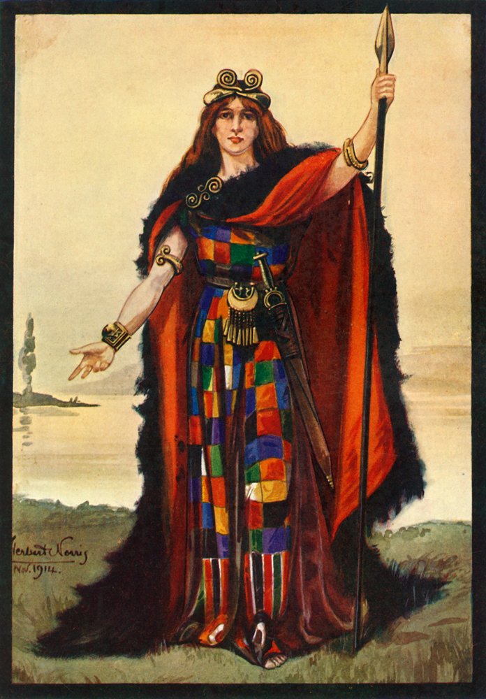 Una capotribù celtica, Boadicea, 1924 da Herbert Norris