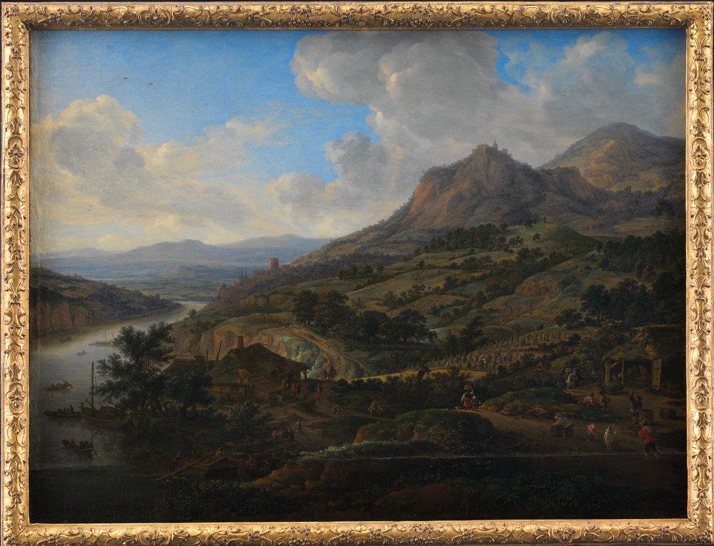 Vendemmia sul Reno | Herman Saftleven | Stampa d'arte