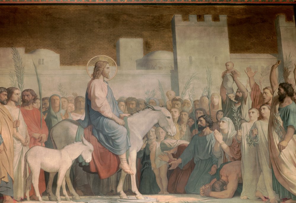 Ingresso di Cristo a Gerusalemme la Domenica delle Palme (dettaglio di