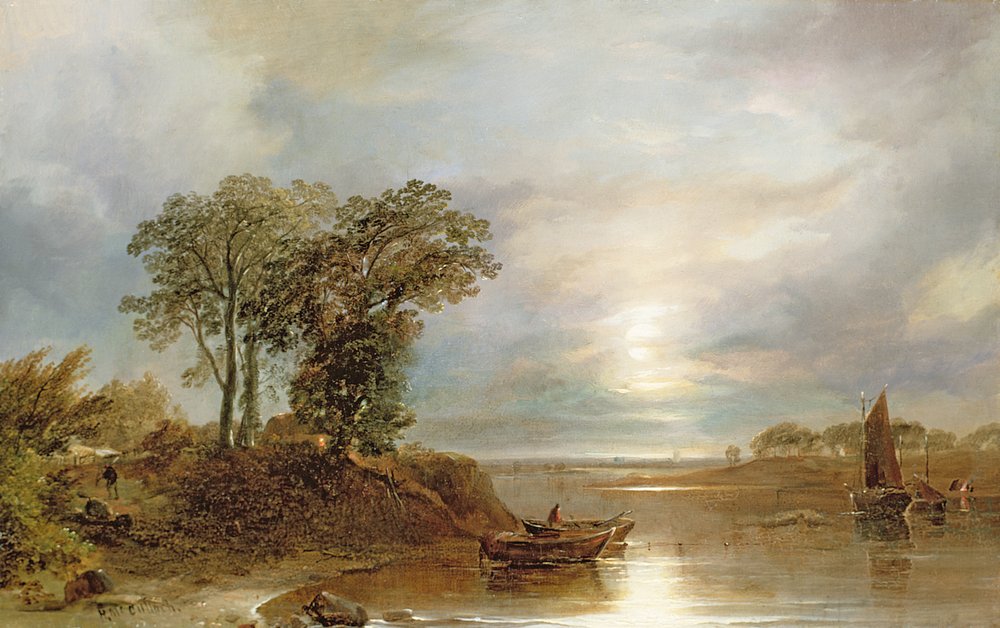 Reti per salmoni da Horatio McCulloch