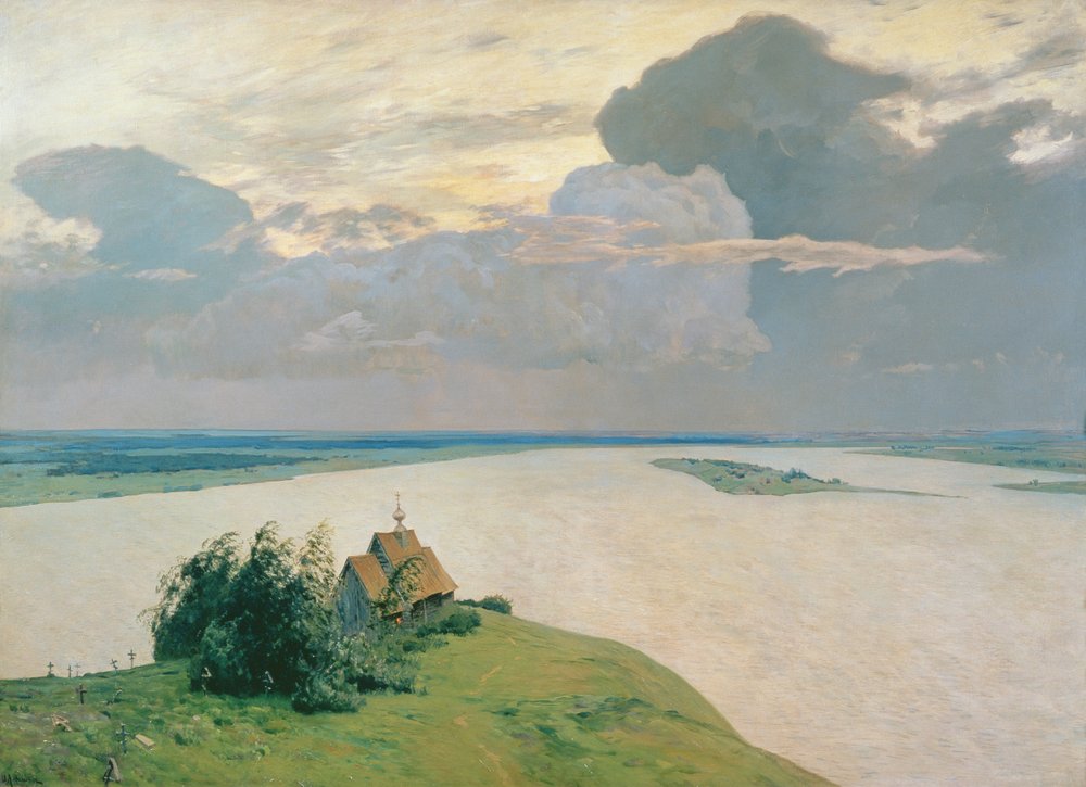 Sopra la pace eterna, 1894 da Isaak Ilyich Levitan