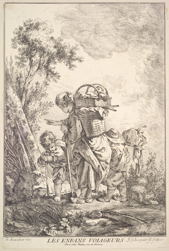 I Bambini Viaggiatori | Jacques Gabriel Huquier