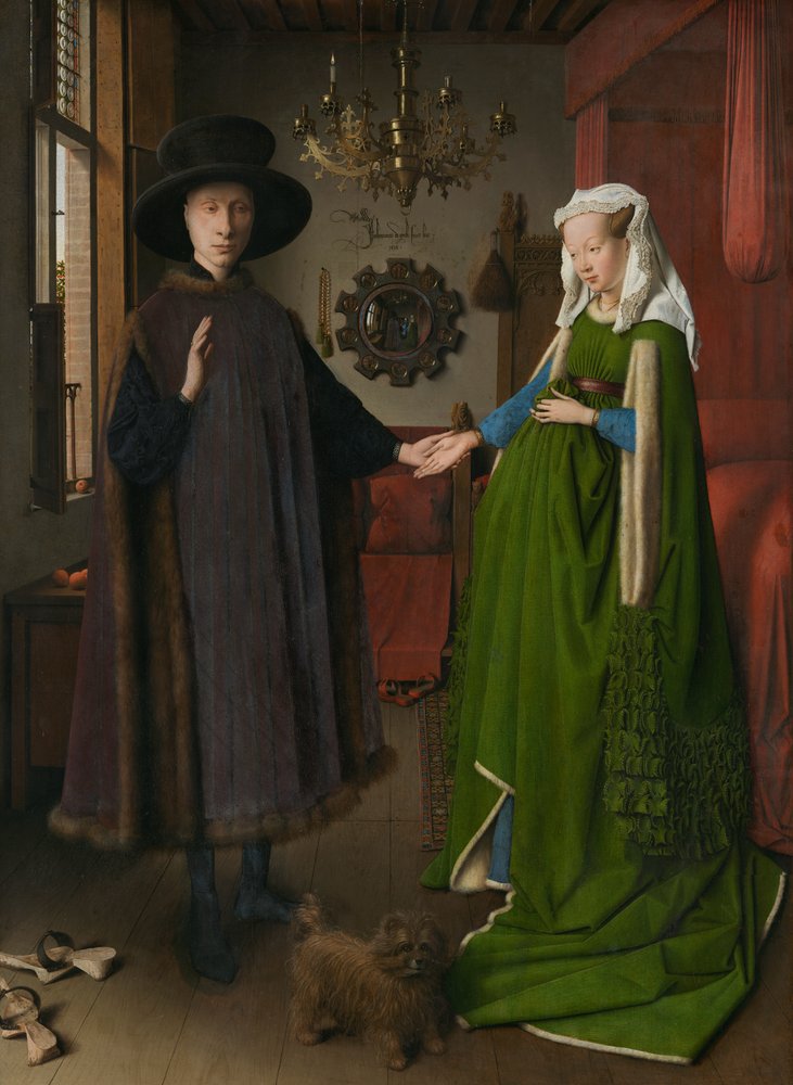 Il Ritratto di Giovanni Arnolfini e sua moglie (Il Matrimonio Arnolfini) da Jan van Eyck