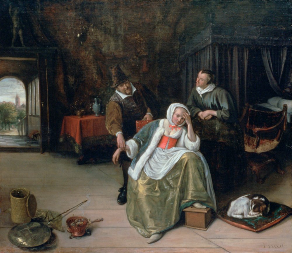 La fanciulla innamorata, c1660 da Jan Havickszoon Steen