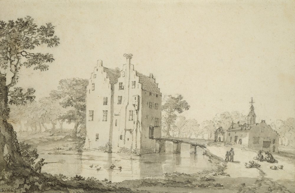 Castello di Zuylenburgh (Slot Zuylen) da Jan van der Heyden