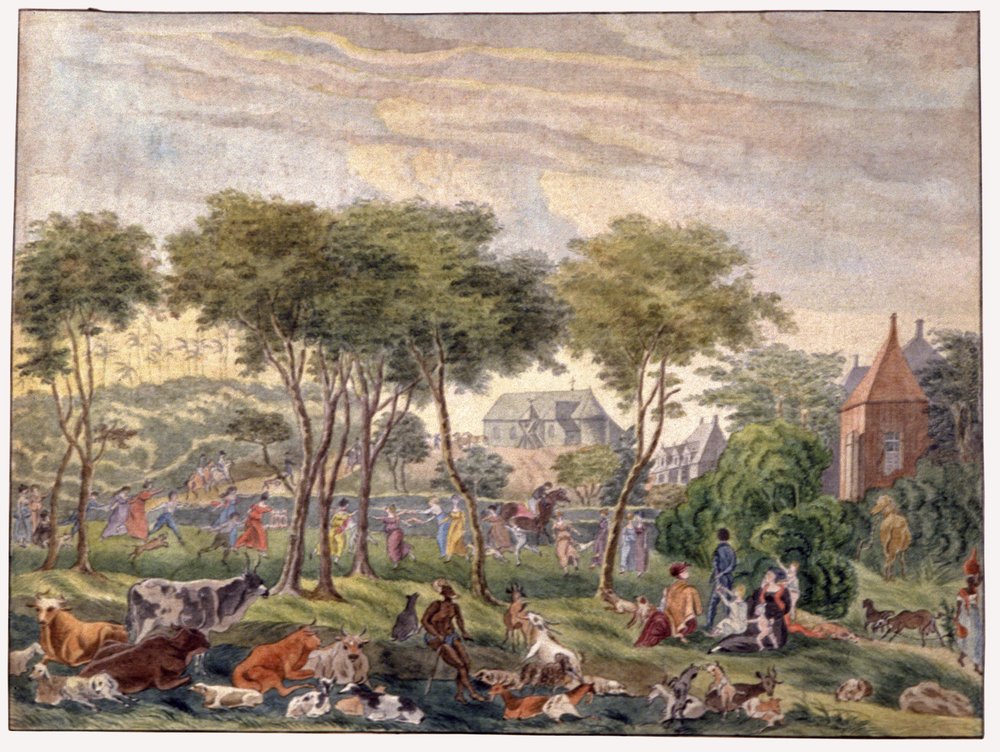 Isola della Riunione. 1813 da Jean-Joseph Patu de Rosemont