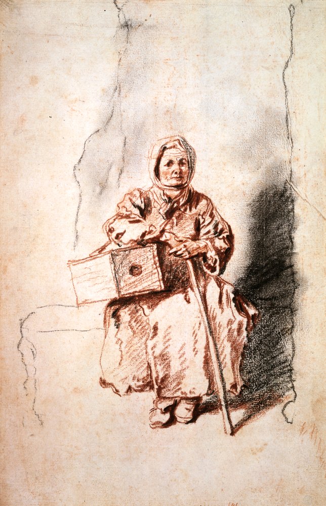 Savoiarda, c1715 da Jean-Antoine Watteau