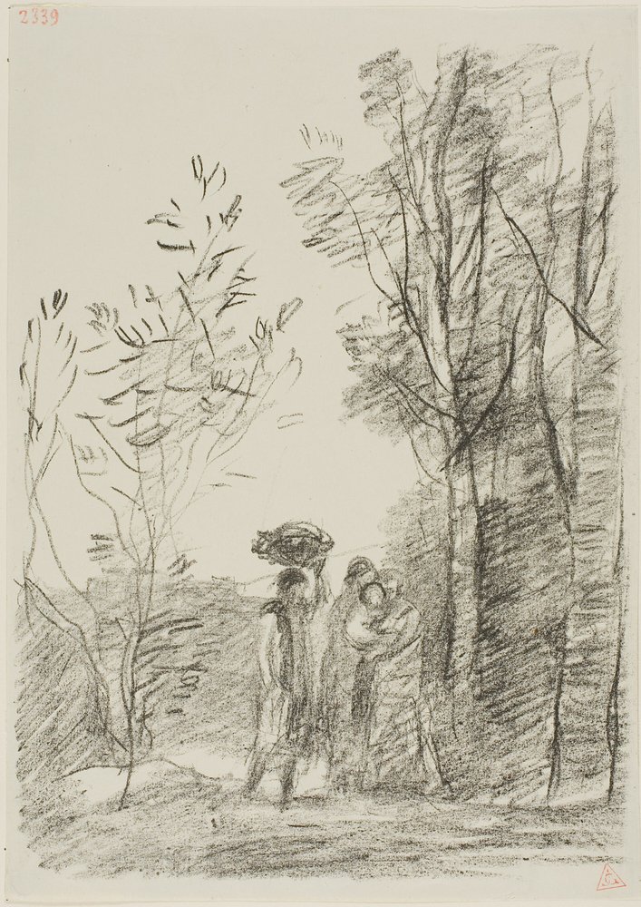 Incontro nel bosco da Jean-Baptiste-Camille Corot