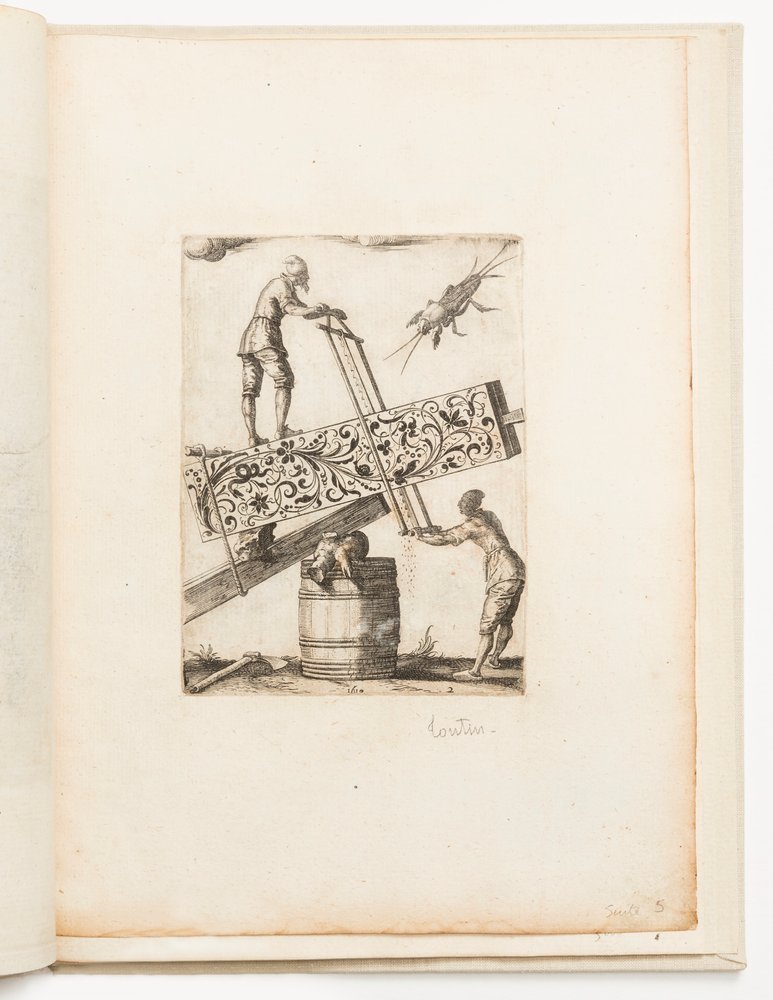 Tavola 2, da Si quid melius videris (Una serie di disegni in nero) da Jean Toutin