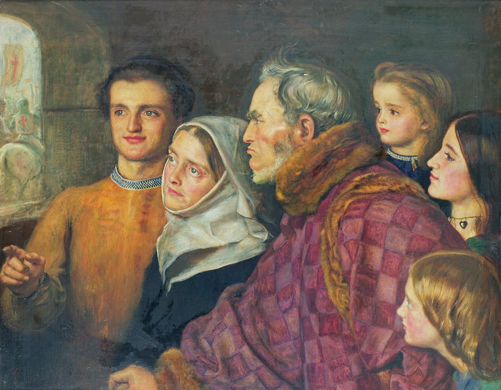 La partenza dei crociati da John Everett Millais