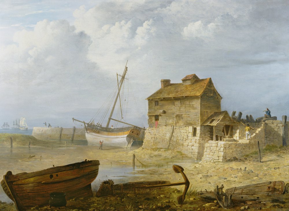 Il mulino a marea di Emsworth da John Thomas Serres