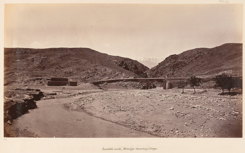 Il ponte a Surakh-aub, 1879 da John Burke