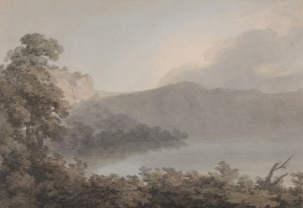 Lago di Vico tra Roma e Firenze da John Robert Cozens