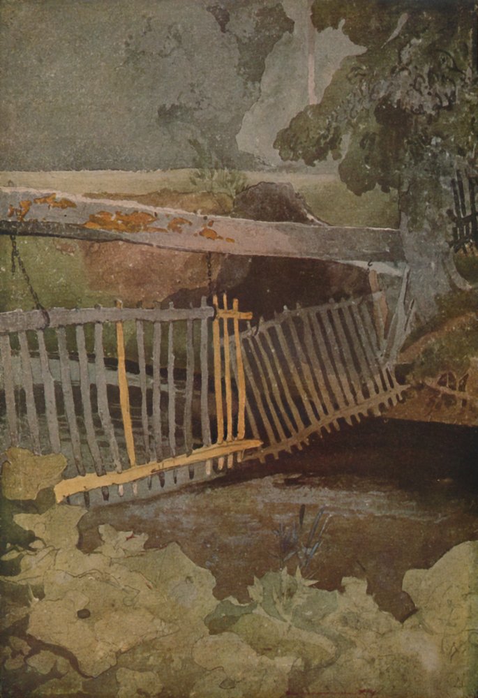 Il cancello a caduta, Duncombe Park, 1923 da John Sell Cotman