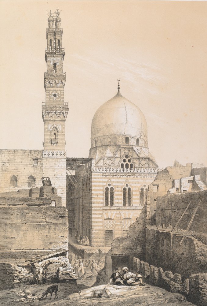 80. Moschea e tomba di el Ghoury, al Cairo, 1843
