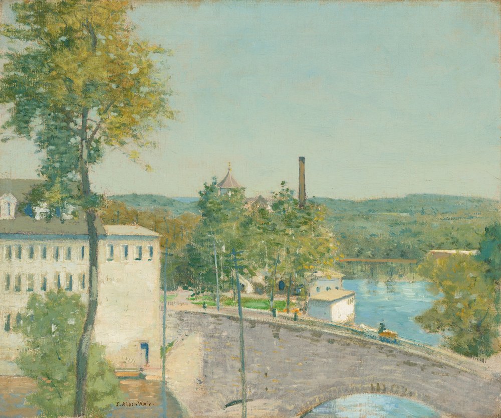 U.S. Thread Company Mills, Willimantic, Connecticut, c. 1893-1897 da Julian Alden Weir
