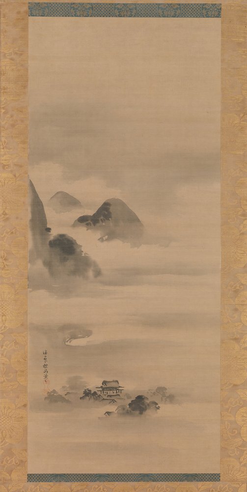 Paesaggio al chiaro di luna da Kanō Tan’yū