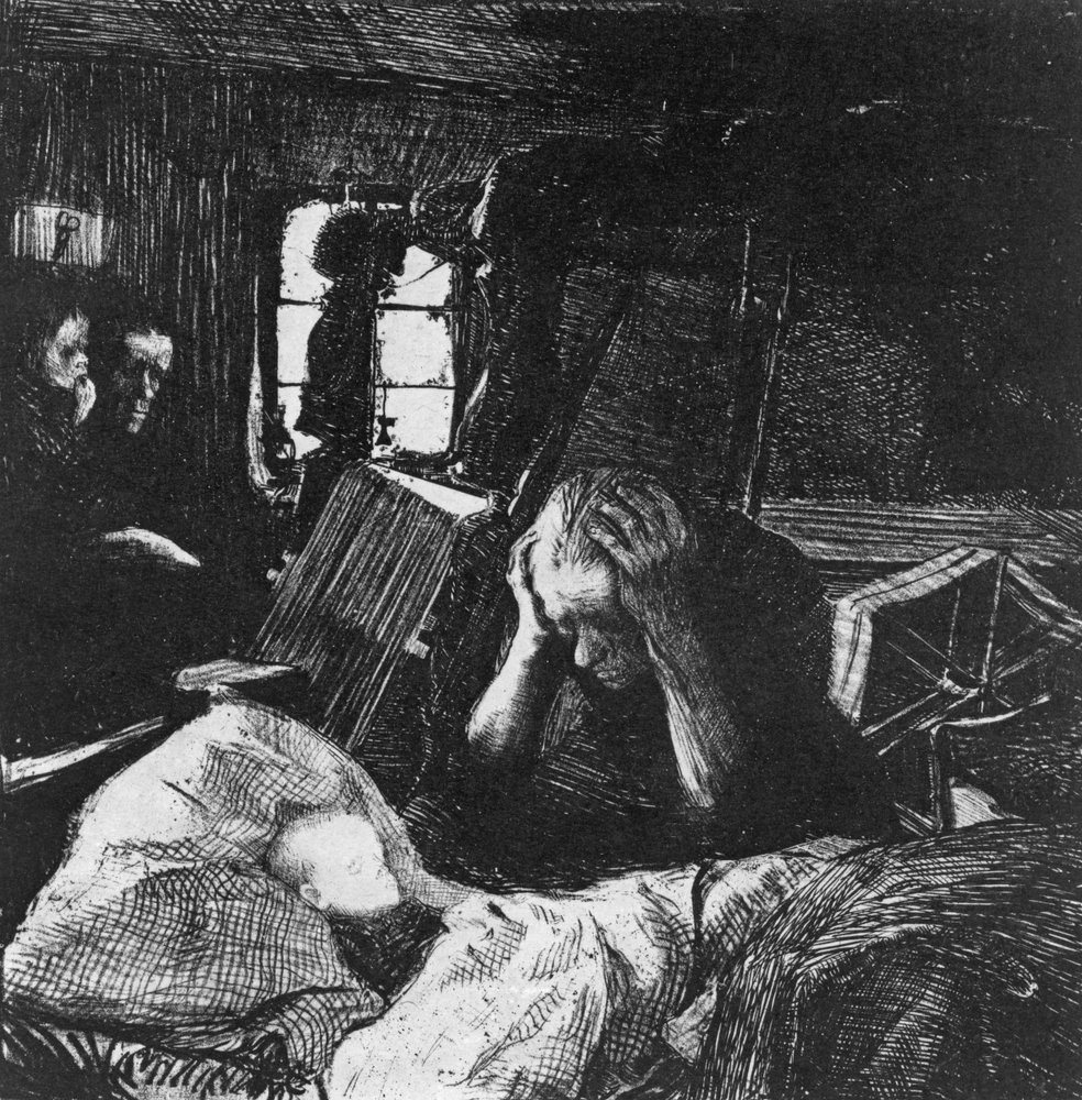 Bisogno, 1897 da Käthe Kollwitz