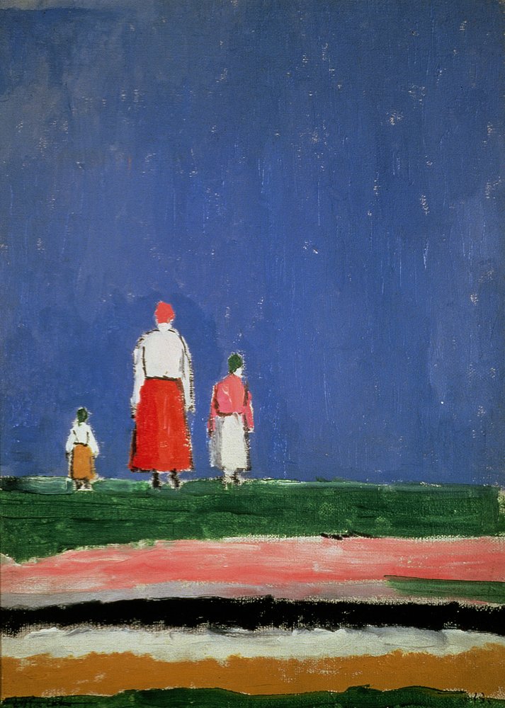 Tre Figure, 1913-28 da Kazimir Severinovich Malevich